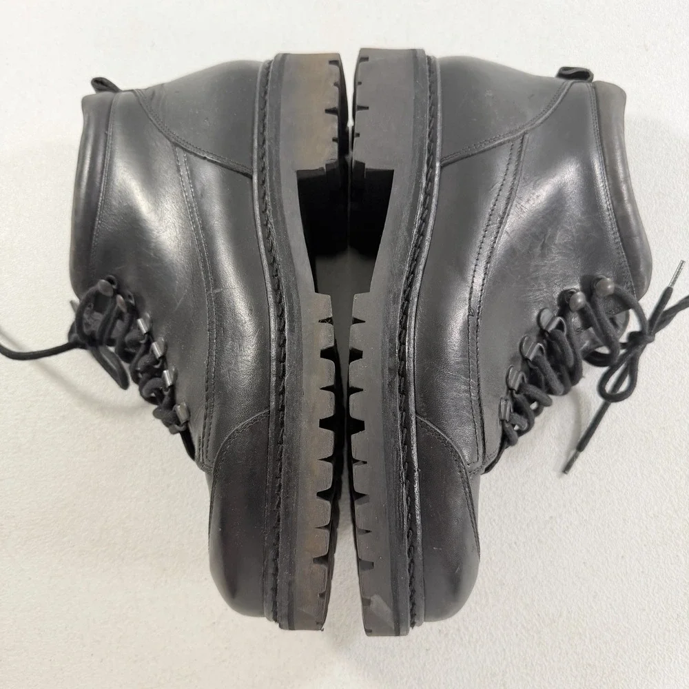 Johnston & Murphy Men's Black Leather Chukka Ankle Boots Size 8.5 Casual 20-3855